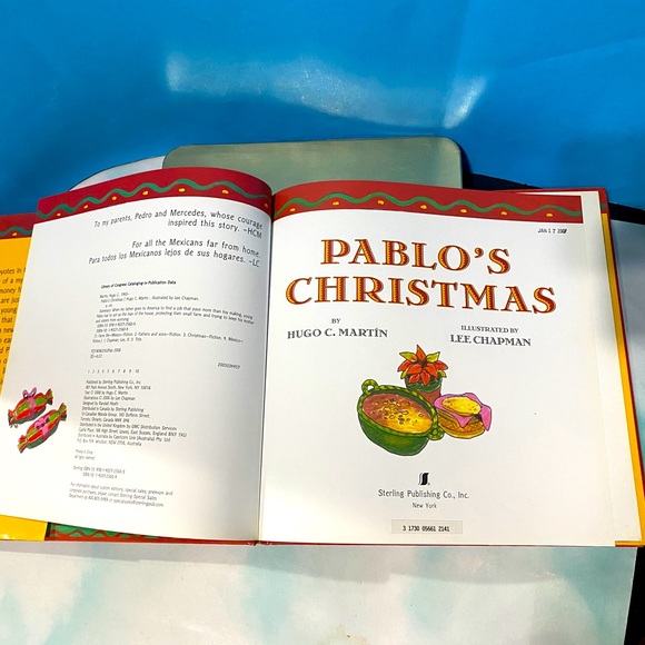 PABLO’S CHRISTMAS VTG 2007 LIKE NEW HARDCOVER BOOK w/DUST COVER A GREAT … - Picture 5 of 15